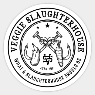 Veggie Slaughterhouse Certified Badge Sticker